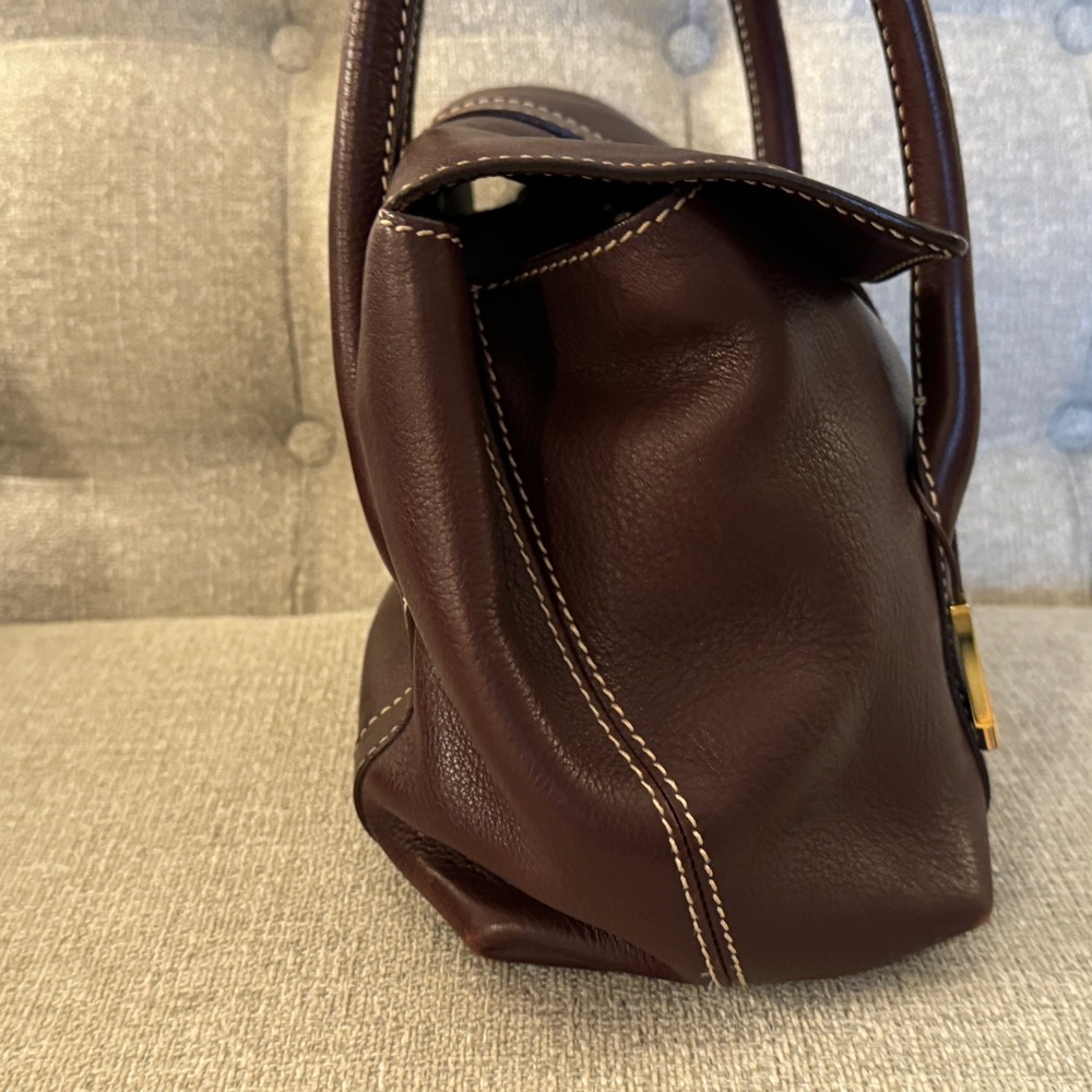 Loro Piana Leather Dandy Bag - Picture 5 of 15